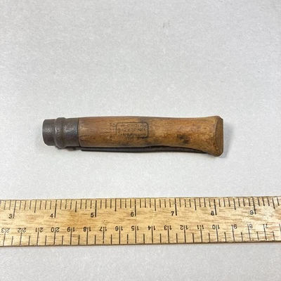 Navaja de bolsillo plegable de acero vintage francesa Opinel "1er Choix" estuche de madera Francia Foto 1 de 4