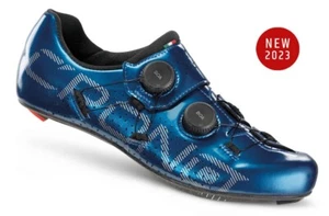 CRONO CR1 Carbon candy blue road bicycle cycling shoes carbon sole EU 43 NEW - Picture 1 of 3