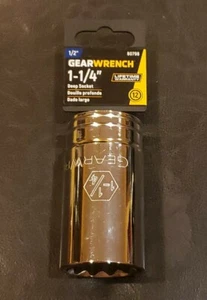 GEARWRENCH #80798 SAE 1 1/4" 12pt Deep Socket 1/2"Dr. - Picture 1 of 1