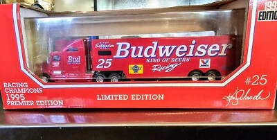 1995 Ken Schrader Budweiser #25 Transporter 1/87 Nascar Racing Champions NIB - Image 1 of 4