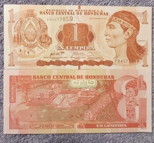 It.# B-84 Honduras 1 Lempira x paquete de 2 piezas, 2016 P-nuevo sin circular  - Imagen 1 de 1