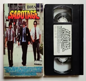 Beastie Boys - Sabotage - Capitol Video - VHS 1994 - OOP Vintage Hip-Hop - Imagen 1 de 3