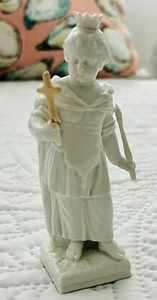 Figura antigua de porcelana blanca china joven princesa china KPM Berlin con cruz - Imagen 1 de 3