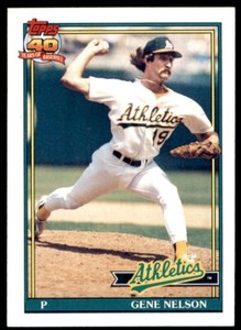 1991 Topps Baseball #316 Gene Nelson