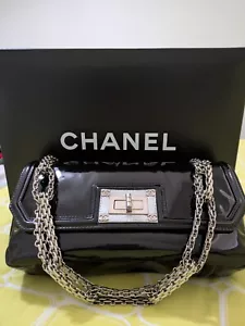 Chanel Patent Leather Reissue Chain Mademoiselle Flag Bag - Picture 1 of 12