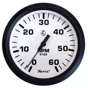 Tacómetro interno Faria 32904 euro blanco 6000 rpm tc9679 - Imagen 1 de 3