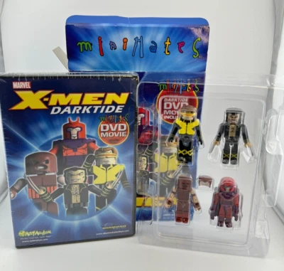 DST Marvel Minimates X-Men Darktide con juego de caja de DVD - Completo Foto 1 de 4
