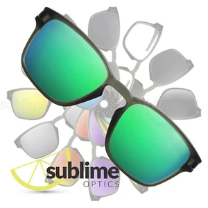 POLARIZED Metallic Green Replacement Lenses for Oakley Latch Squared OO9353 - Picture 1 of 5