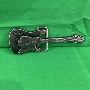 Fender Silver Tone Guitar Belt Buckle
