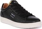 Replay Smashlay Mens Lace Up Leather Sneakers In Brown Size US 7 - 13