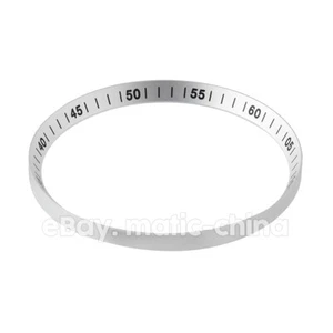 SKX007/SRPD Chapter Ring Matte Silver 60-minute Index Skx Mod Parts - Picture 1 of 3