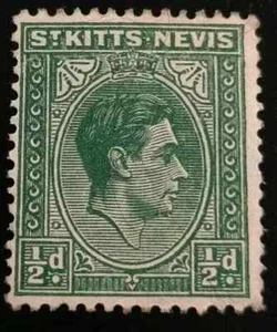St. Kitts Nevis: 1938 -1948 King George VI of the United K. (Collectible Stamp). - Picture 1 of 1