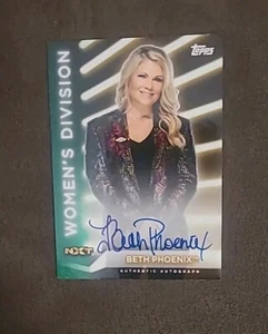 2021 Topps WWE Women's Division Beth Phoenix Auto Autograph #28/50 On Card Auto - Bild 1 von 2