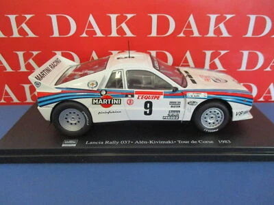 Die cast 1/24 Modellino Auto Lancia Rally 037 Tour de Corse 1983 M. Alen - Immagine 1 di 4