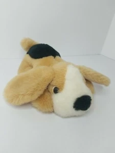 Vintage Russ " Plato " Puppy Dog Brown & Black Plush 8" Stuffed Animal Toy - Picture 1 of 10