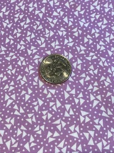 Darlenes Favorites 1930's Reproduction Cotton Fabric Purple 1 Yd - Picture 1 of 3