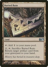 MTG - Buried Ruin (M12) Magic The Gathering Trading Card NM Non Foil