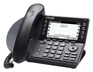 ShoreTel IP485G Gigabit Telefon Set schwarz - Bild 1 von 3