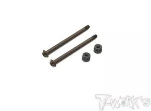 Pin bisagra frontal TWorks TO-323-MP10F 3x40,8 mm para Kyosho MP10 - Imagen 1 de 1