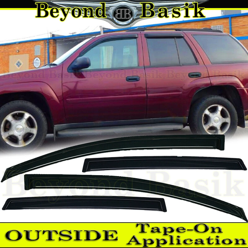 Chevy Trailblazer GMC Envoy 2002-2007 2008 2009 humo puerta ventilación ventana viseras Foto 1 de 2