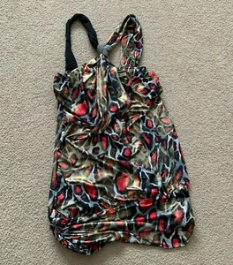 River Island Summer sexy Cocktail Party Jewelled Stud Beaded Loose Tunic Top 12 - Picture 1 of 4