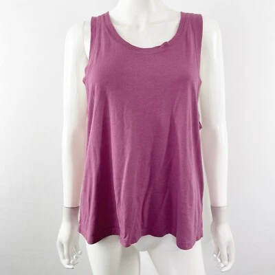 Camiseta sin mangas ALO Yoga púrpura talla M sin mangas entrenamiento atlético gimnasio fitness informal Foto 1 de 4