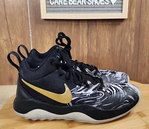 Nike Zoom Rev BHM PE BLM Black Metallic Gold AA1009-001 Men Sz 5.5 NWOB - Picture 1 of 6