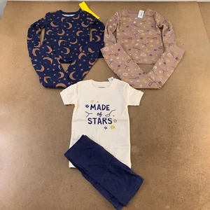 Old Navy Toddler Size 5T Unisex Brown/Blue Cotton 6-Piece Pajama Set NWT - Picture 1 of 20