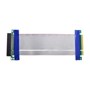 Męski na żeński PCI-E Express do 8x Riser Extender Card Ribbon Elastyczny kabel - Zdjęcie 1 z 7