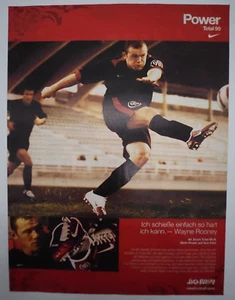 16. NIKE Air Zoom Total 90 III Wayne Rooney Fussball Schuhe Werbeanzeige 2006 - Bild 1 von 1