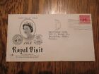 1964 Visite royale premier jour d'émission Canada enveloppe de timbre Charlottetown & Î.-P.-É.