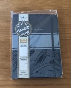 C.R. Diario de planificación estilo libre Gibson negro y gris 8,5" x 6" - Imagen 1 de 10