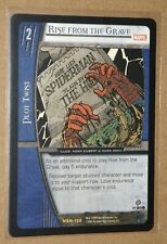 VS. System TCG Marvel Web of Spider-Man MSM-158 Rise from the Grave Rare Card