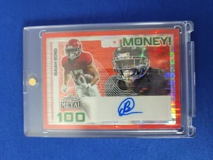 Hoja de metal 2024 ¡Así dinero! Isaiah Bond Auto 1/1 - Imagen 1 de 2