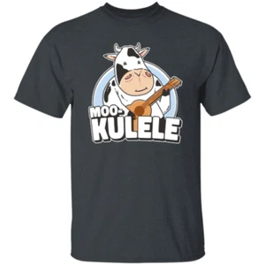 Camicia mucca Mookulele, camicia mucca divertente, regalo insegnante ukulele, camicia giocatore ukulele - Foto 1 di 5