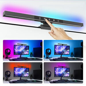 Smart LED Screen Bar Light USB Computer Monitor Eye-Caring Reading Desk Lamp US