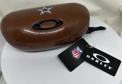 New Oakley NFL DALLAS COWBOYS Sunglasses Clamshell Hard Case. - Image 1 of 4