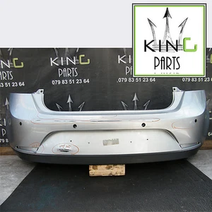 SEAT IBIZA IV MK4 2008-12 REAR BUMPER SILVER GENUINE 6J4807421 14884SG4 (A0278) - Picture 1 of 11