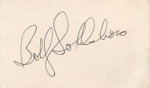 BOBBY GOLDSBORO    “HONEY”    SIGNED 3X5 INDEX CARD