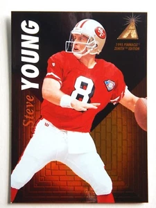 Tarjeta de fútbol americano Steve Young #Z94 Pinnacle 1995 (San Francisco 49ers) Nueva York - Imagen 1 de 2