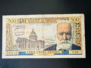 France banknote 500 Francs 1955 P-133a  - Picture 1 of 2