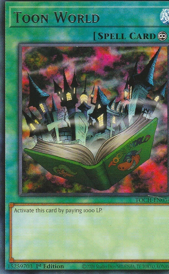 YUGIOH CARD TOON WORLD TOCH-EN054 n0t 1ST EDITION - Image 1 of 1
