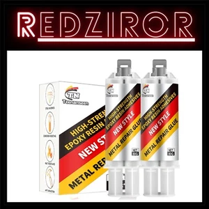 Professional 2-Pack Metal Repair Glue - High Temp Epoxy for Durable Bonds - Picture 1 of 8