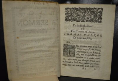 RARE 1658 The Judges Charge by Richard Parr GENUINE EDITION Printed in 1658 - Image 1 of 4