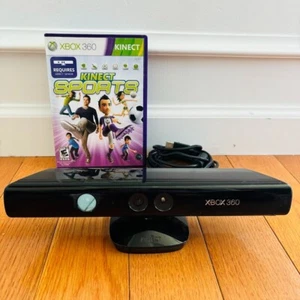 OEM Microsoft XBOX 360 Kinect Schwarz Sensorleiste Modell 1414 & Kinect Sportspiel - Bild 1 von 3