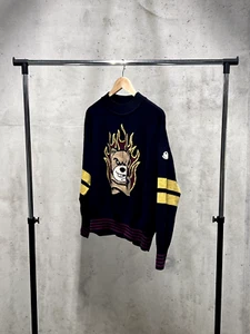 Moncler Palm Angels Oso Motivo Lana Suéteres Tricot Talla M - Imagen 1 de 9