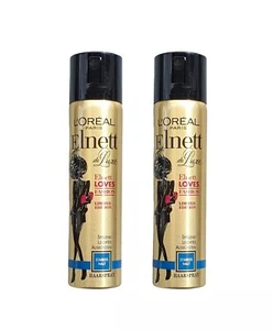 Loreal Paris/Elnett "Deluxe" Limited Edition Haarspray "Reisegröße" 2x75ml - Bild 1 von 1