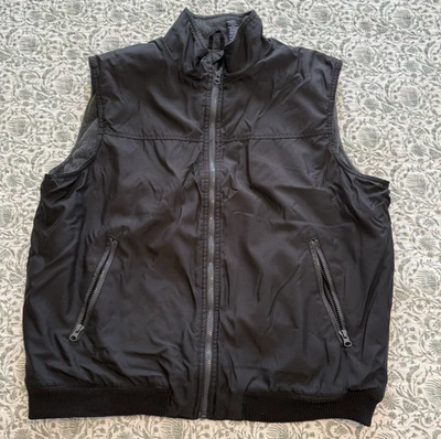 Mens CHAPS POLYESTER FLEECE LINED ZIP UP SLEEVELESS VEST XXL Royal Blue - Image 1 of 4