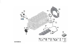 Genuine BMW oil pressure control valve solenoid N53 11 41 7584991 - Picture 1 of 1