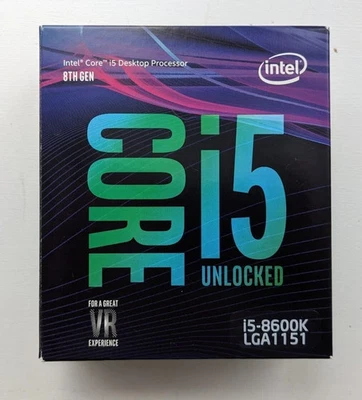 Procesador Intel Core i5-8600K 3,6 GHz LGA 1151 CPU hexa-core BX80684I58600K Foto 1 de 3